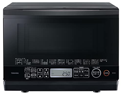 【中古】【非常に良い】東芝 スチーム オーブンレンジ 石窯ドーム 26L ER-VD70(K) ブラック フラットテーブル