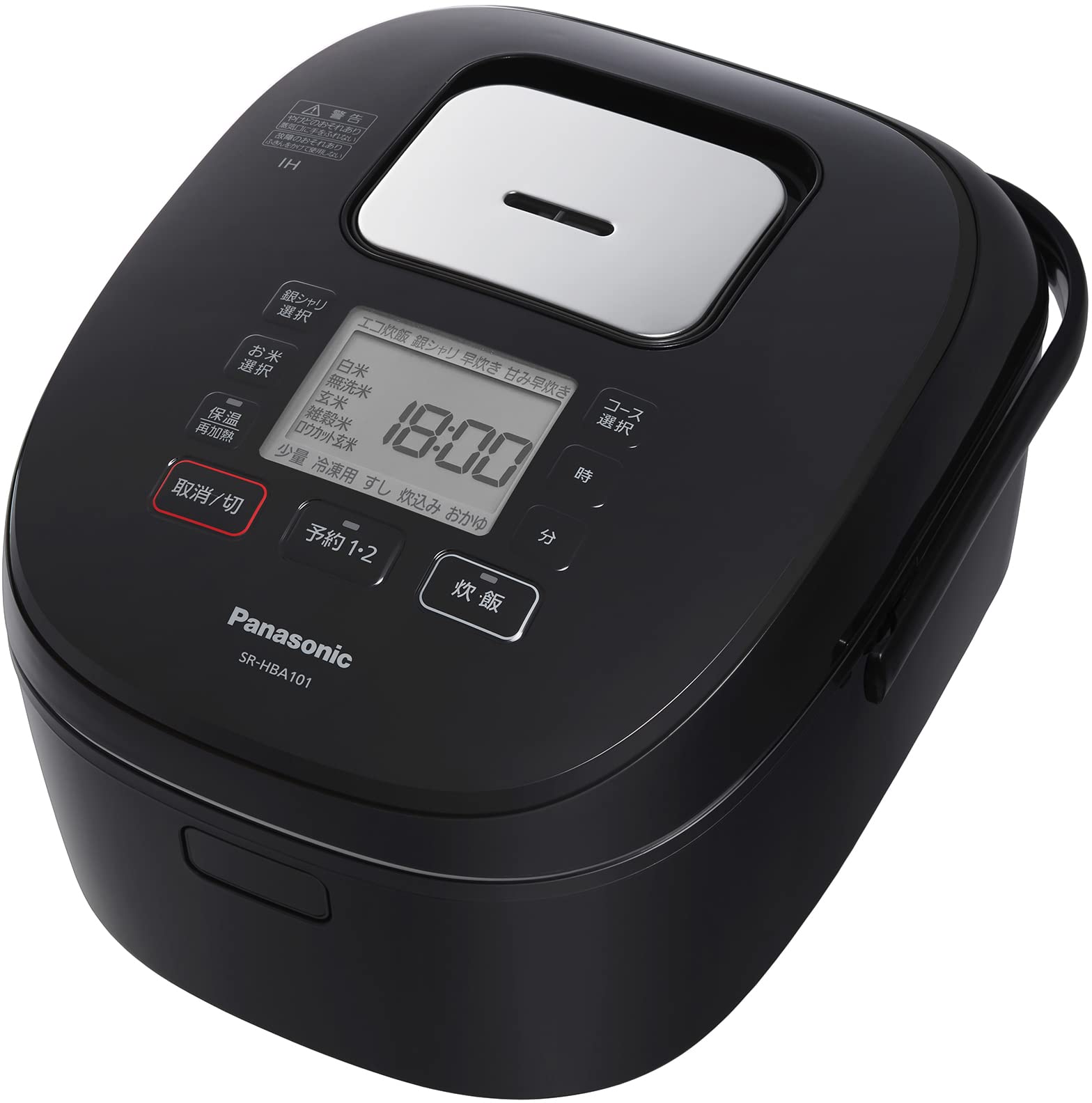【中古】【非常に良い】パナソニック 炊飯器 5.5合 5段全面IH ブラック SR-HBA101-K