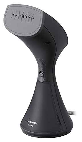 【中古】【非常に良い】パナソニック 衣類スチーマー スチーム専用 大容量タイプ ダークグレー NI-GS400-H
