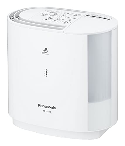 【中古】【非常に良い】パナソニック 加湿器 気化式 ~8畳 ホワイト FE-KFU03-W