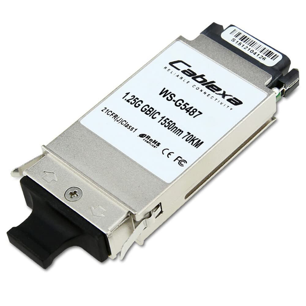 【中古】【人並み外れたに好いたらしい】CISCO 1000Base-ZX extended reach GBIC(singlemode) WS-G5487\u003d パソコン・周辺機器-その他