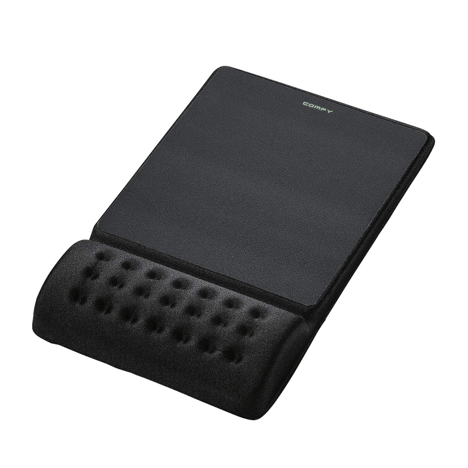 【中古】【非常に良い】エレコム マウスパッド リストレスト一体型 COMFY 疲労低減 軽快操作 ブラック MP-096BK
