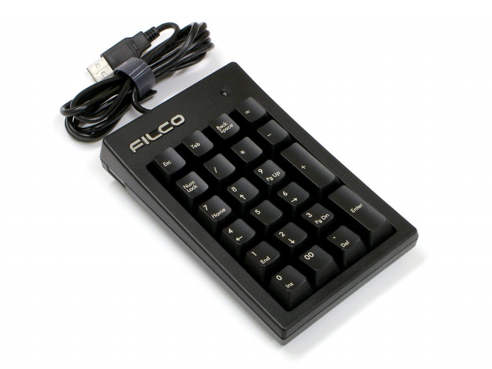 【中古】【非常に良い】FILCO Majestouch TenKeyPad USBテンキーパッド独CherryMX茶軸スイッチ ブラック FKB22MB