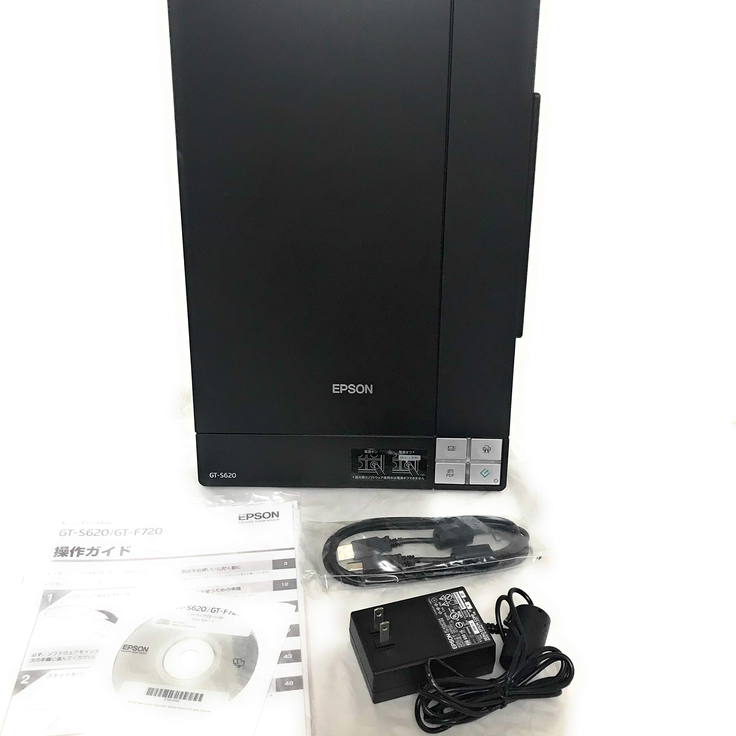 【中古】【非常に良い】EPSON Colorio フラットベッドスキャナー GT-S620 4800dpi CCDセンサ A4対応|スカイマーケットプラス
