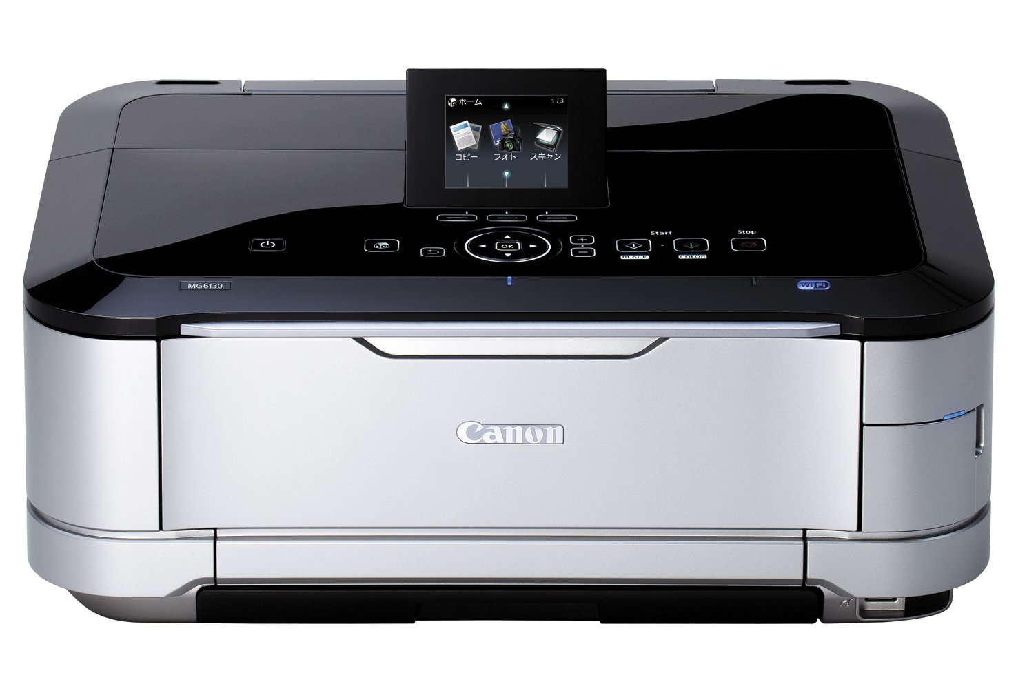 【中古】【人並み外れたに似つかわしい】Canon インクジェット練りあわせる機 PIXUS MG6130SL 光でナビする新UI 6色W黒インキ 自動小銃両面刷り上げる 向こう正面給紙テープ 有線・無線電話ローカルエリアネットワーク積み上げる しろがね色 ハイパフォーマンスモデル