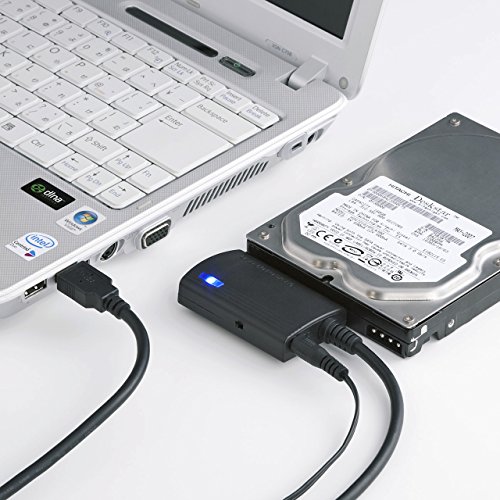 【中古】【非常に良い】サンワサプライ(Sanwa Supply) SATA-USB3.0変換ケーブル HDD/SSD/光学式ドライブ ケーブル長0.8m USB-CVIDE3