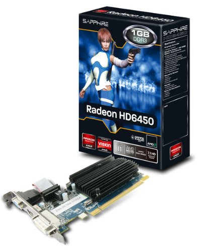 【中古】【人並み外れたに好いたらしい】SAPPHIRE グラフィックゲーム盤 固定ディスク6450申し受ける 1G DDR3 PCI-E HDMI/DVI-D/VGA パソコン・周辺機器-グラフィックボード-PCパーツ