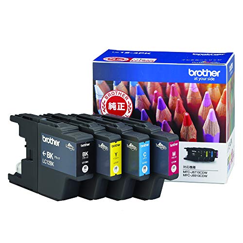 【中古】【非常に良い】ブラザー工業 【brother純正】インクカートリッジ4色パック LC12-4PK 対応型番:MFC-J6710CDW、MFC-J710D、DCP-J940N、DCP-J540N 他