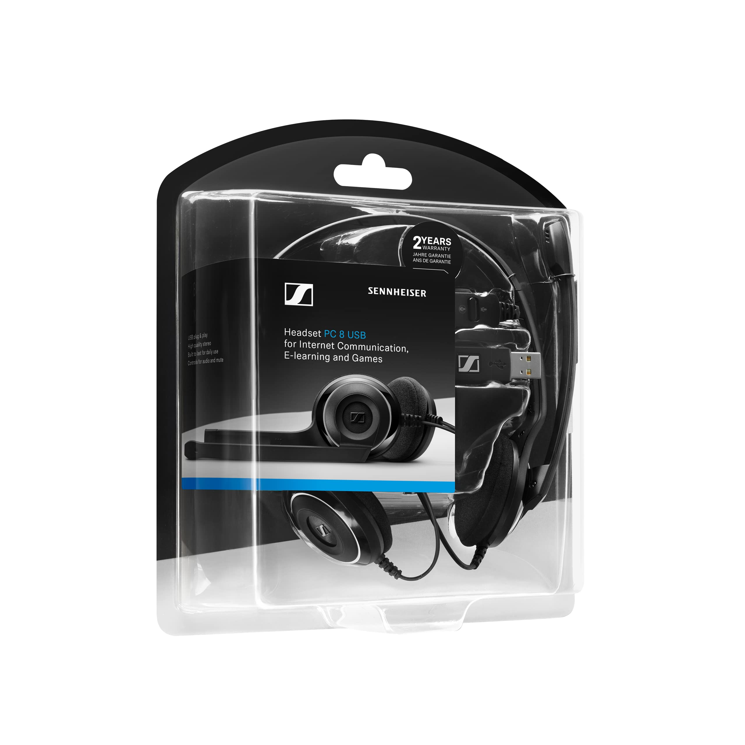 【中古】【非常に良い】ゼンハイザー PCヘッドセット PC 8 USB|スカイマーケットプラス
