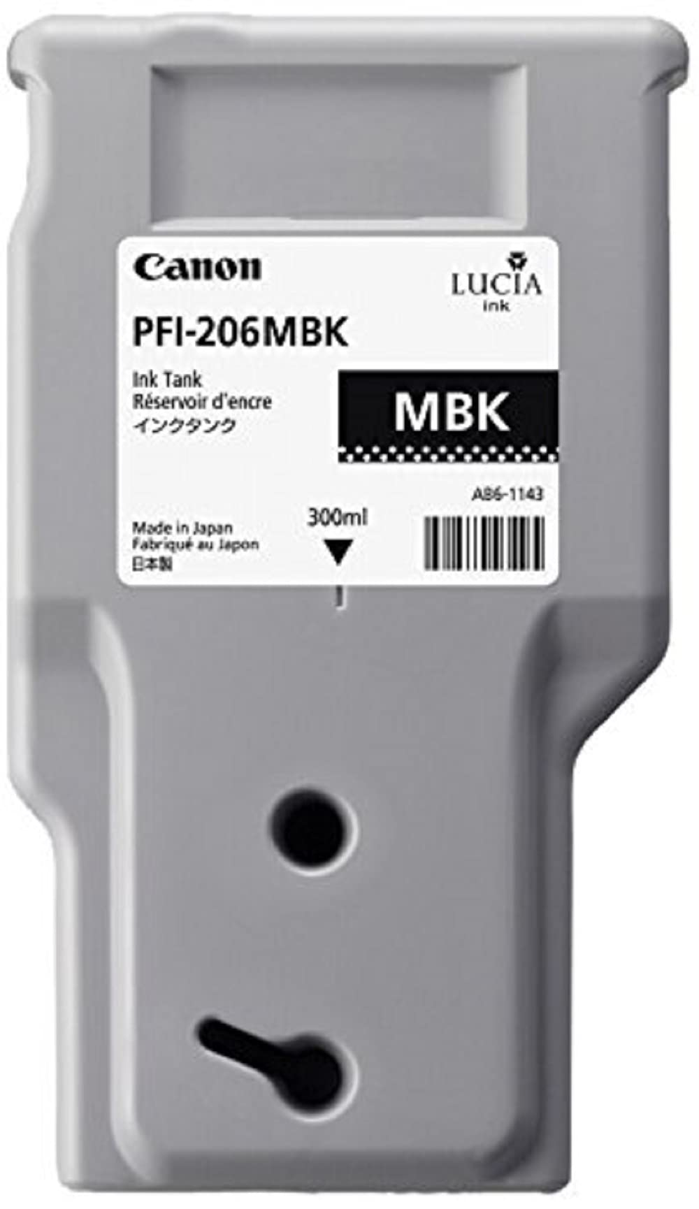 【中古】【非常に良い】Canon 純正インクタンク マットブラック PFI-206MBK 5302B001|スカイマーケットプラス