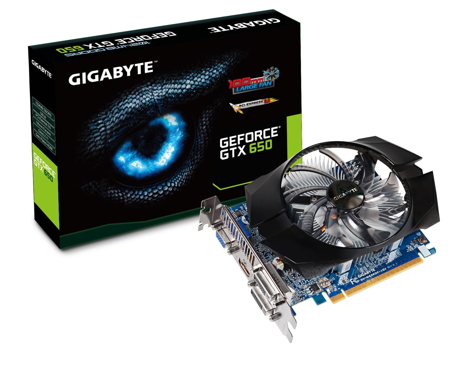 【中古】【非常に良い】GIGABYTE グラフィックボード GeFOrce GTX650 PCI-E 1GB GV-N650OC-1GI