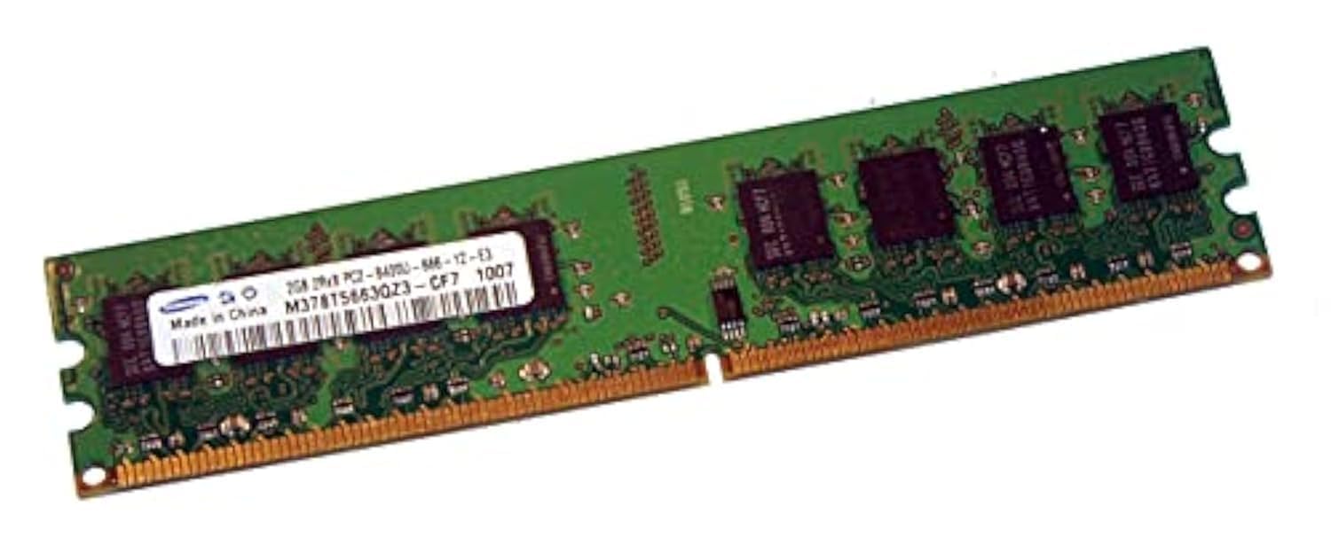 【中古】【非常に良い】SAMSUNG PC2-6400U (DDR2-800) 2GB 240pin DIMM デスクトップパソコン用メモリ 型番：M378T5663QZ3-CF7 動作保証品