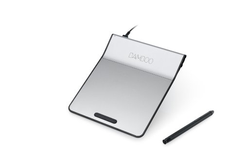 【中古】【人並み外れたに好いたらしい】ワコム 書き込み付き添い人タッチパッド USB繋ぎ合わせる Bamboo Pad 黒いこと CTH301K