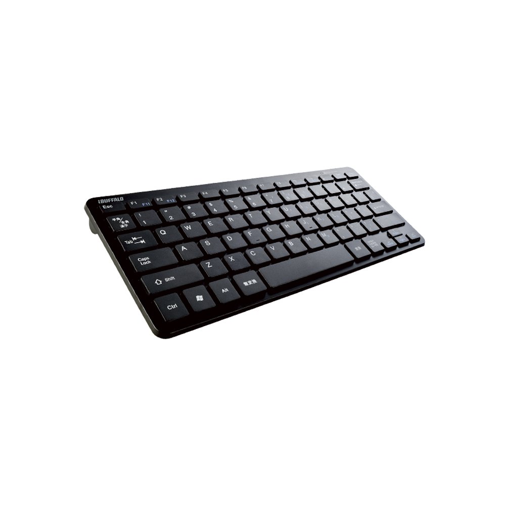 【中古】【非常に良い】iBUFFALO Bluetooth 3.0対応 コンパクトキーボード ブラック 【PlayStation4PS4 動作確認済】 BSKBB22BK