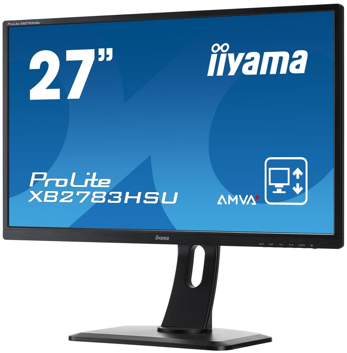 【中古】【非常に良い】iiyama モニター ディスプレイ XB2783HSU-B1 (27インチ/フルHD/AMVA+/HDMID-subDVI-D/昇降/ピボット/3年保証)