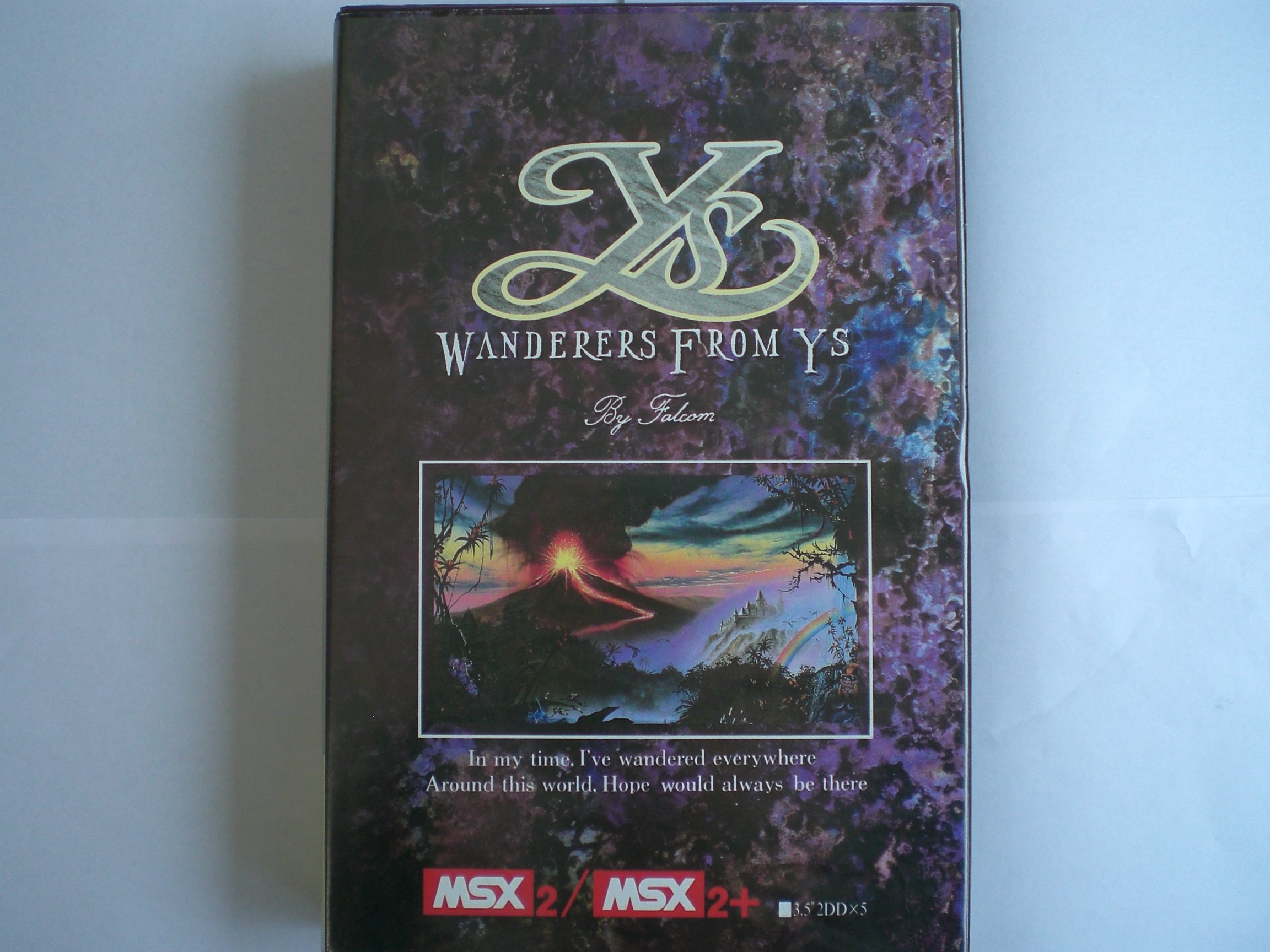 【中古】【人並み外れたに似つかわしい】WANDERERS FROM YS ワンダラーズ フロム イース 3.52DD 5枚組 MSX2/MSX2+