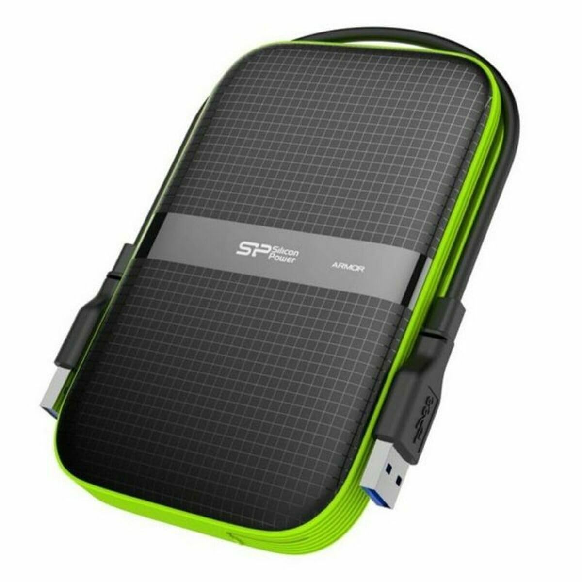 【中古】【非常に良い】SP Silicon Powerシリコンパワー ポータブルHDD 1TB 2.5インチ USB3.0対応 IPX4 防水 耐衝撃 PS4 動作確認済 3年保証 SP010TBPHDA60S3K