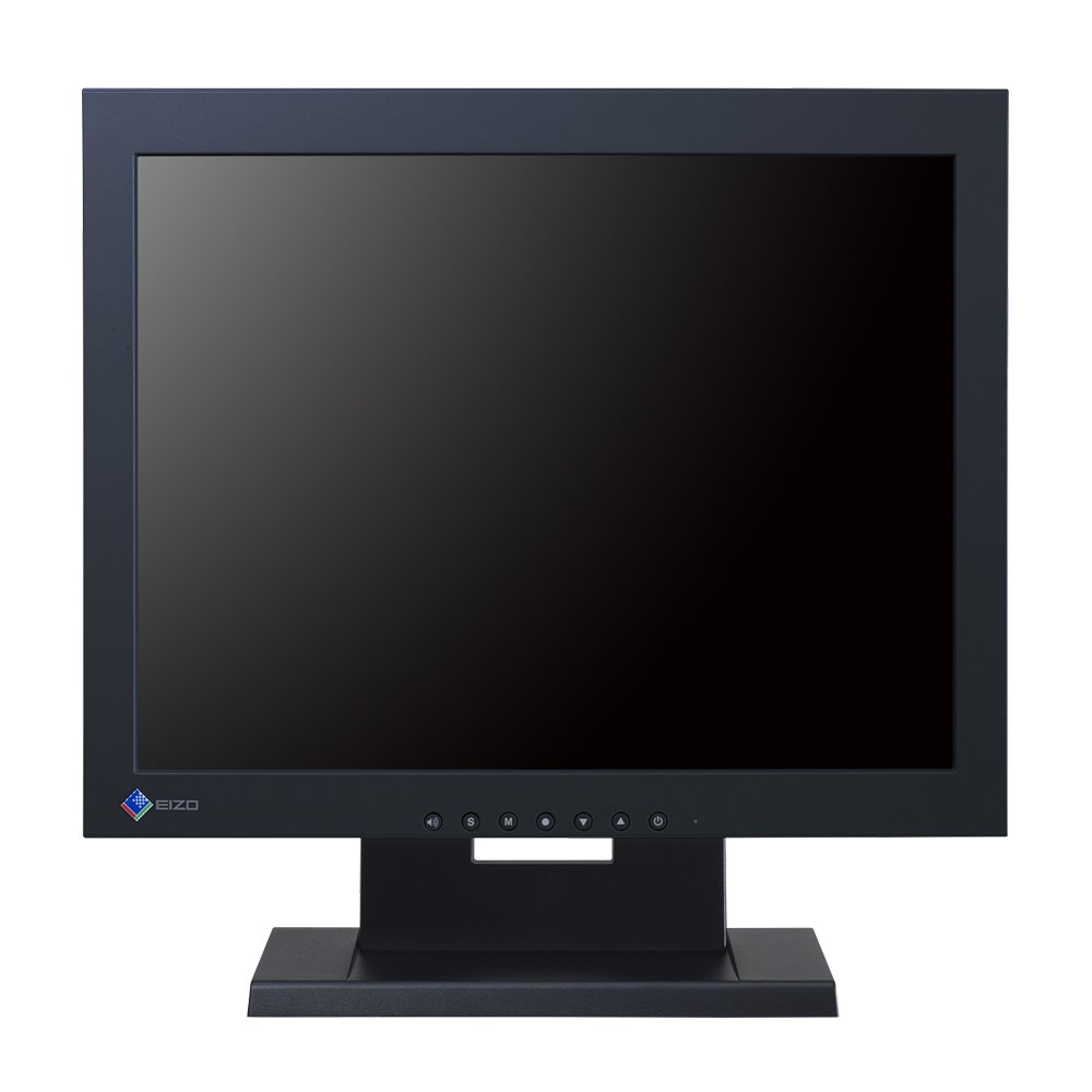 【中古】【人並み外れたに好いたらしい】EIZO 38糎(15.0)型タッチパネル備え付ける色合い液晶管する DuraVision FDX1501T-A 黒いこと FDX1501T-ABK