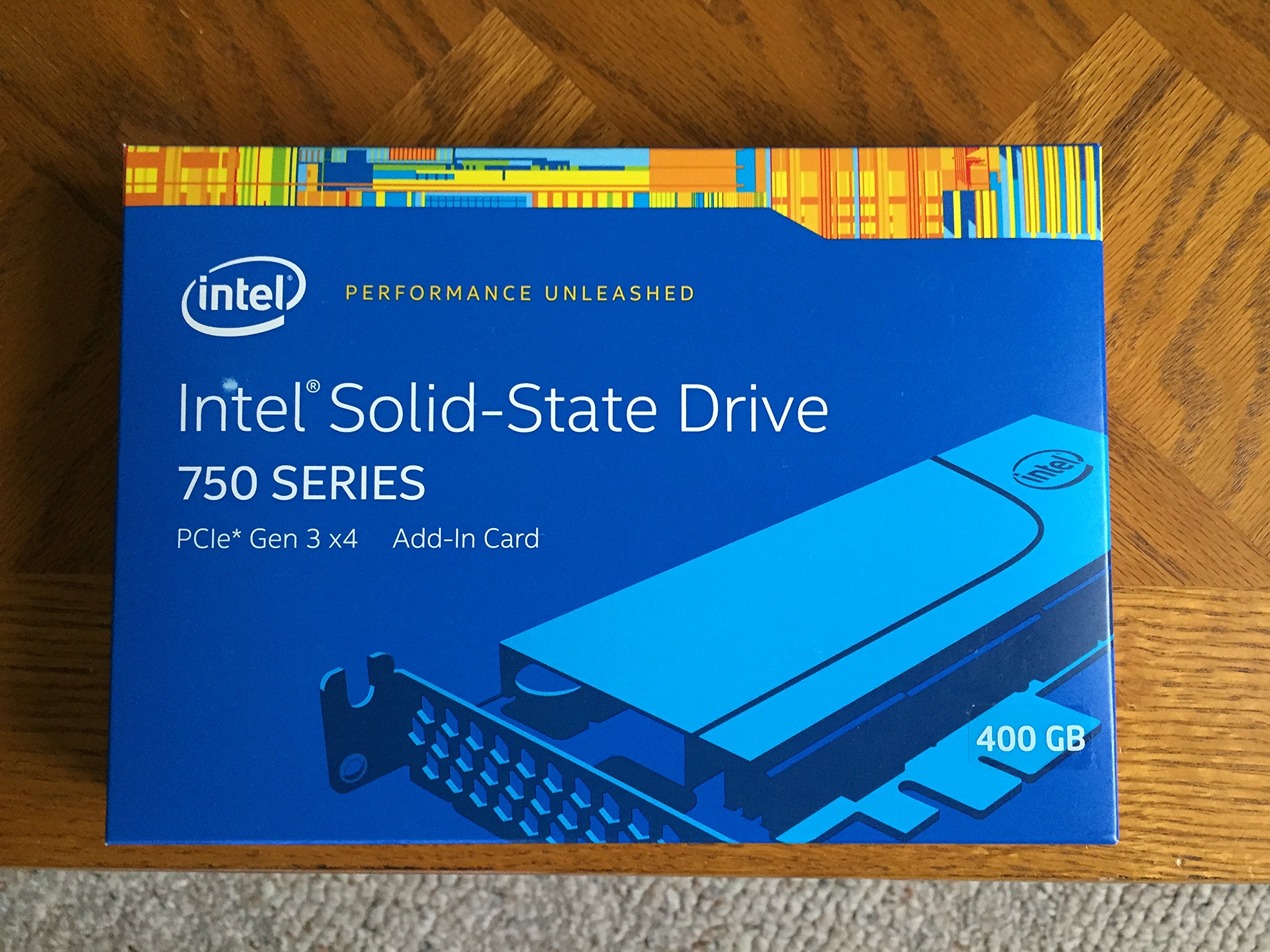 【中古】【非常に良い】インテル SSD 750 Series 400GB MLC 1/2 Height PCIe 3.0 NVMe SSDPEDMW400G4R5