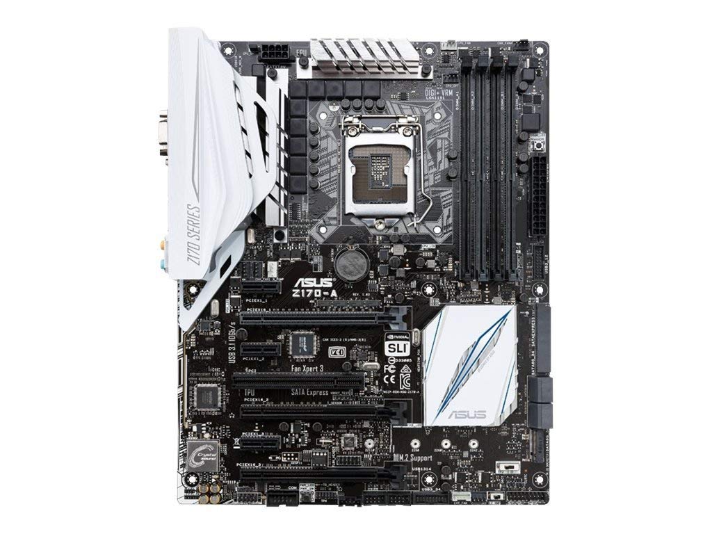【中古】【非常に良い】ASUSTeK Intel Z170搭載 マザーボード LGA1151対応 Z170-A 【ATX】