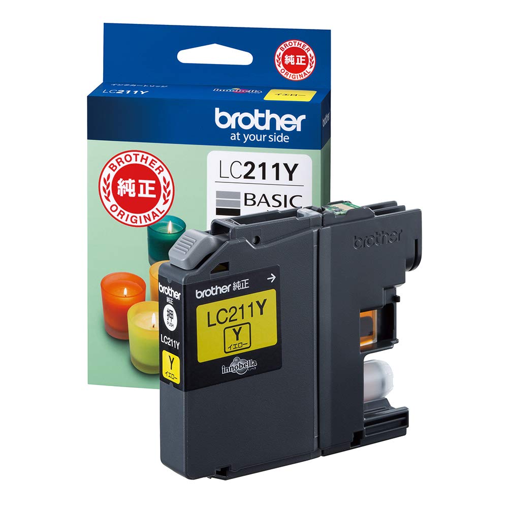 【中古】【非常に良い】【brother純正】 ブラザー工業(Brother Industries) インクカートリッジイエロー LC211Y 対応型番:DCP-J968N、DCP-J767N、DCP-J567N、MFC-