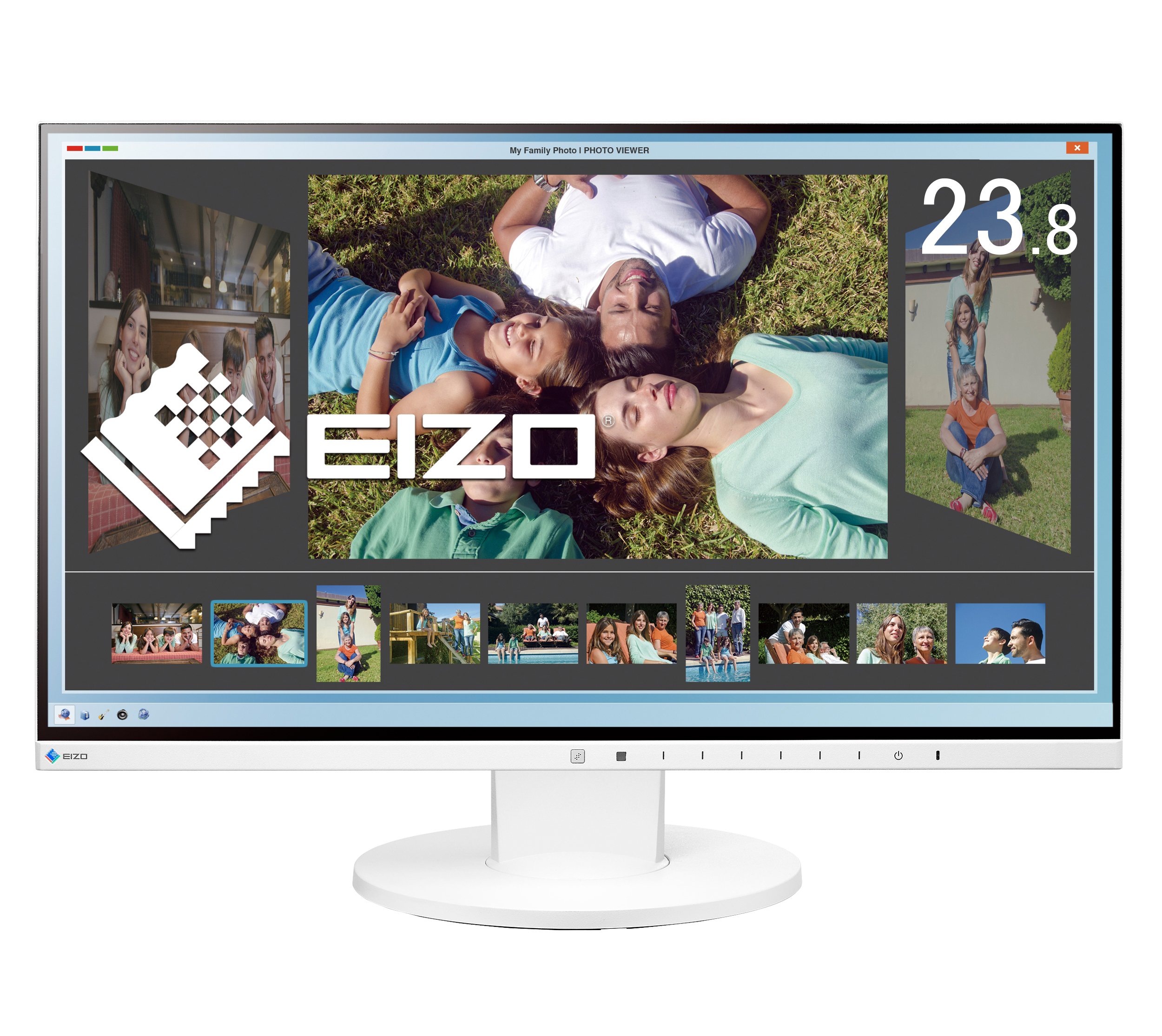【中古】【非常に良い】EIZO FlexScan 23.8インチ カラー液晶モニター ( 1920×1080 / IPSパネル / 5ms / ノングレア/ ホワイト ) EV2450-WTR
