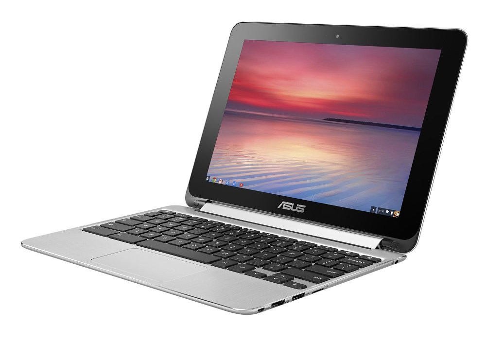 【中古】【非常に良い】ASUS Chromebook Flip ノートパソコン C100PA/Chrome OS/10.1型/Quad-Core RK3288C/2G/eMMC 16GB/タッチ/C100PA-RK328|スカイマーケットプラス