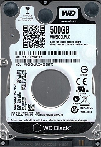 【中古】【非常に良い】wd5000lplx-00zntt0 DCM : ha0tjab wxg1 a Westernデジタル500 GB
