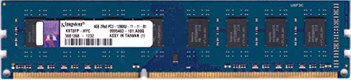 【中古】【非常に良い】Kingston PC3-12800U (DDR3-1600) 4GB 240ピン DIMM デスクトップパソコン用メモリ 型番：KVT8FP-HYC｜スカイマーケットプラス