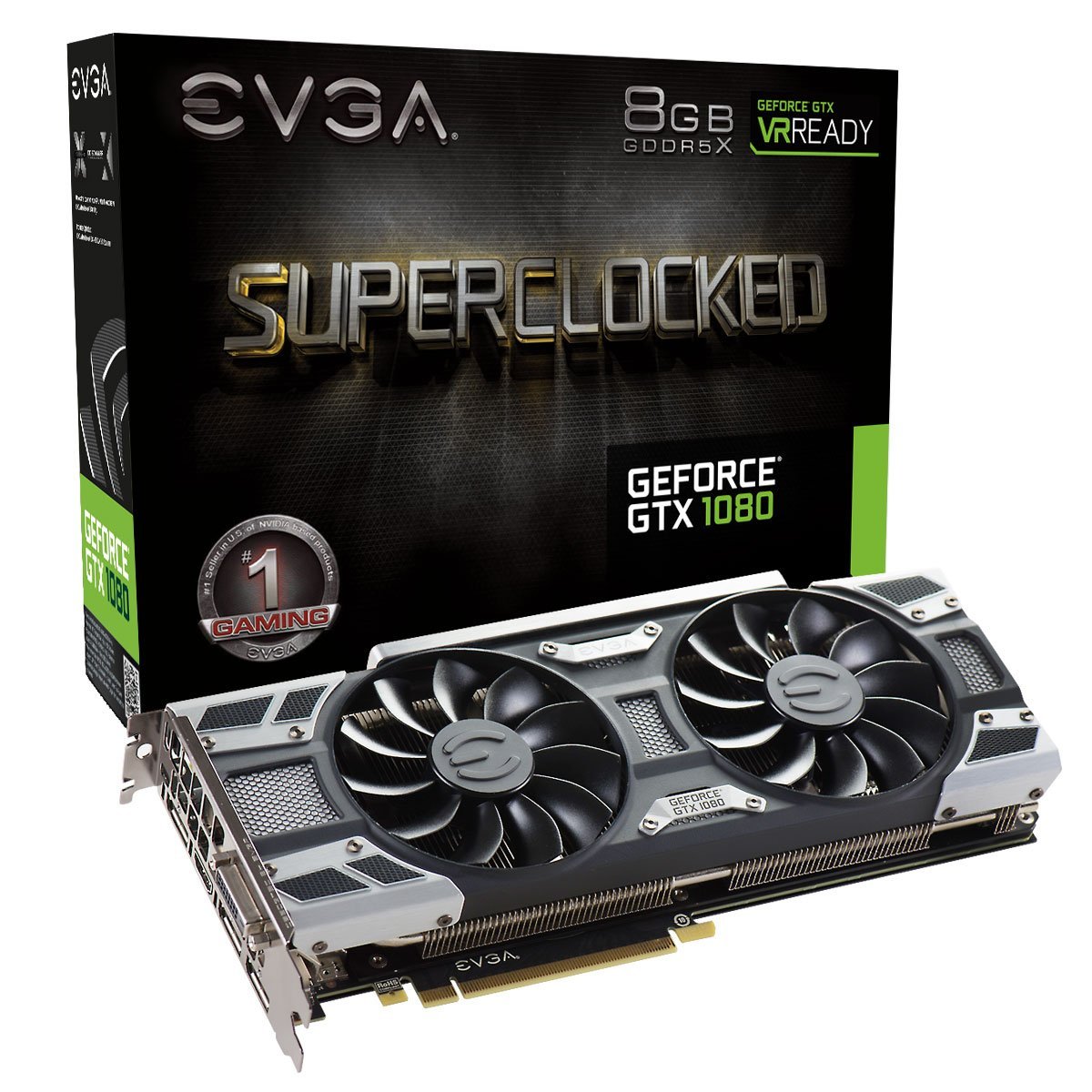【中古】【非常に良い】EVGA (イーブイジーエー) グラフィックスカード Real Boost Clock: 1847 MHz 08G-P4-6183-KR