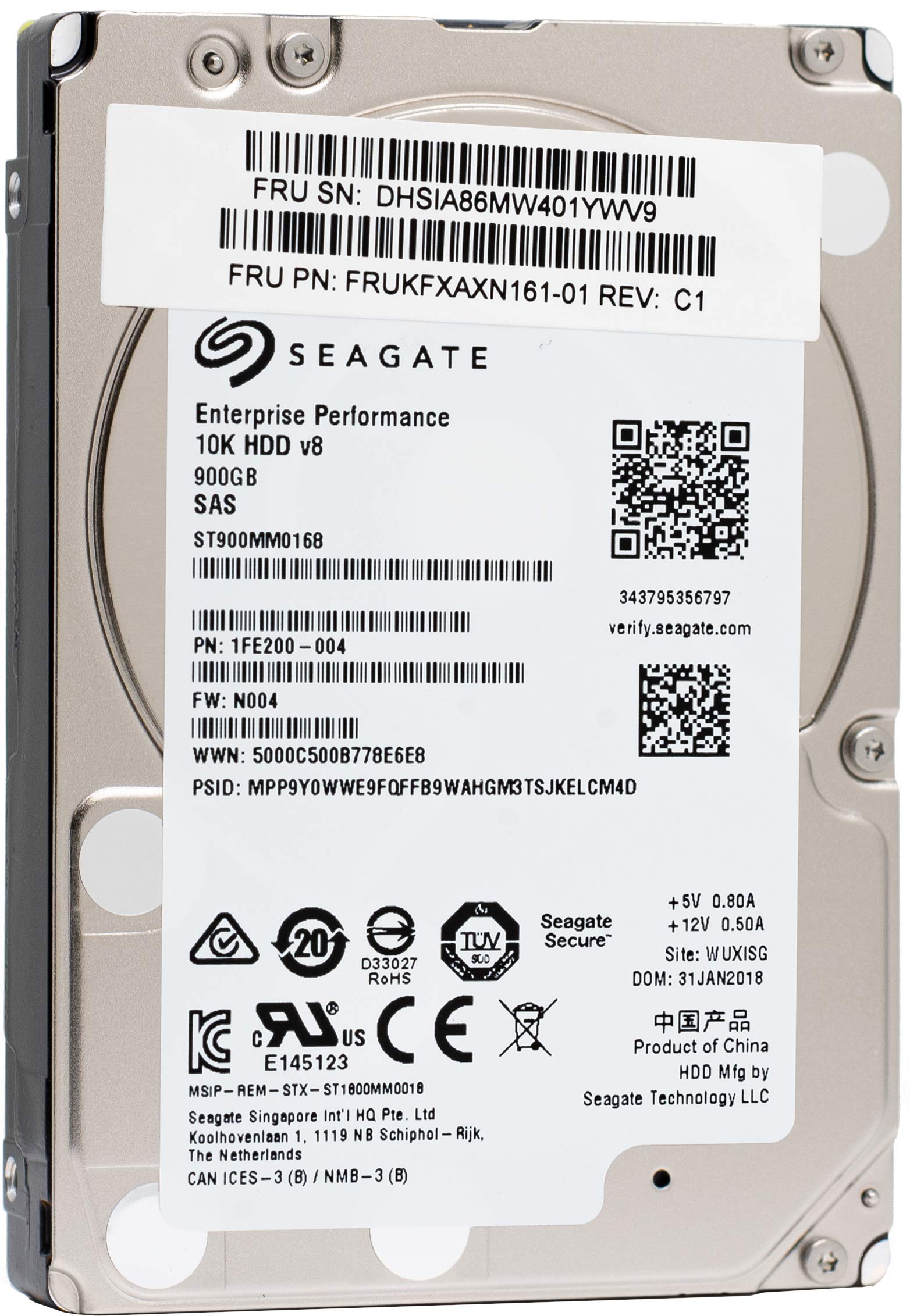 【中古】【非常に良い】900GB 2.5 SAS 12Gbs 10K｜スカイマーケットプラス