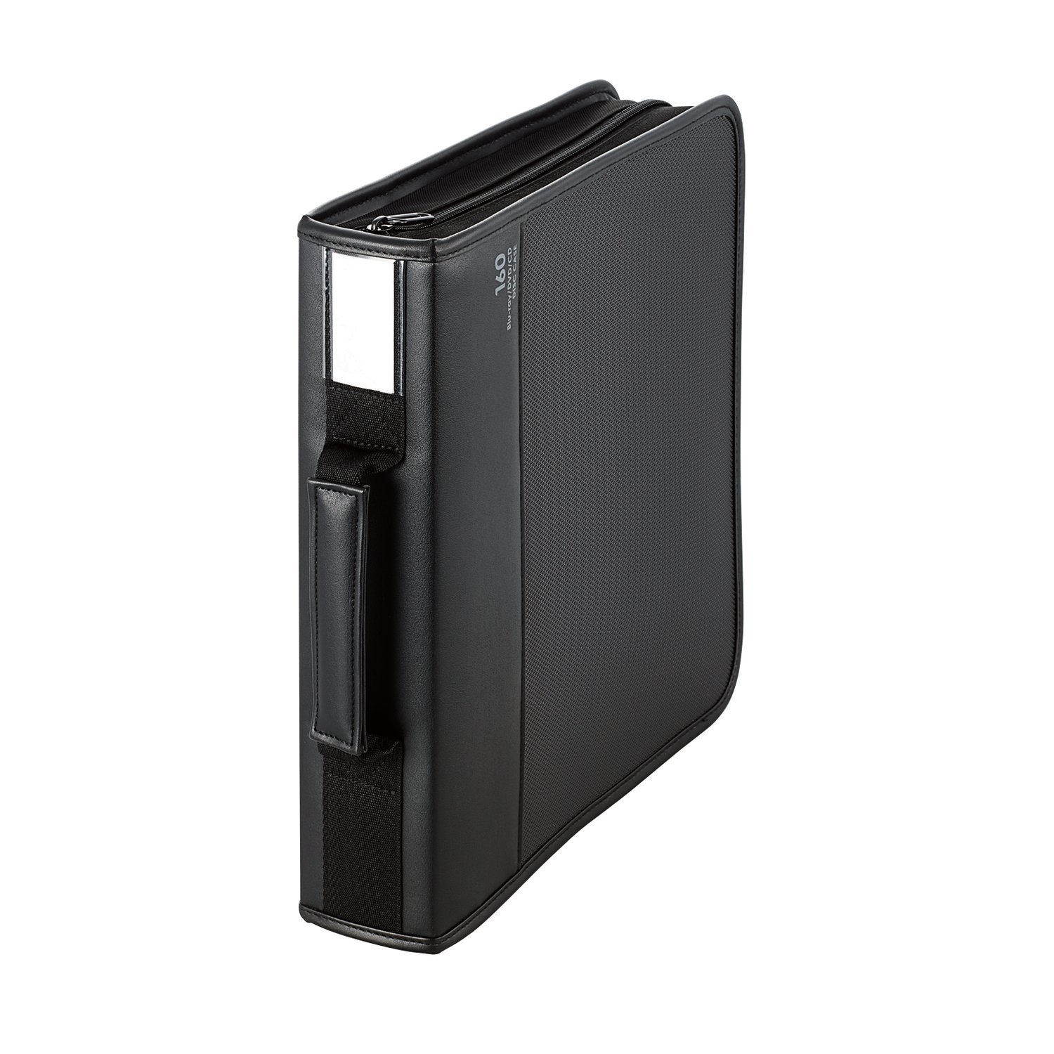 【中古】【非常に良い】エレコム CD DVD Blu-rayケース ファスナー付 160枚収納 CCD-SSB160BK