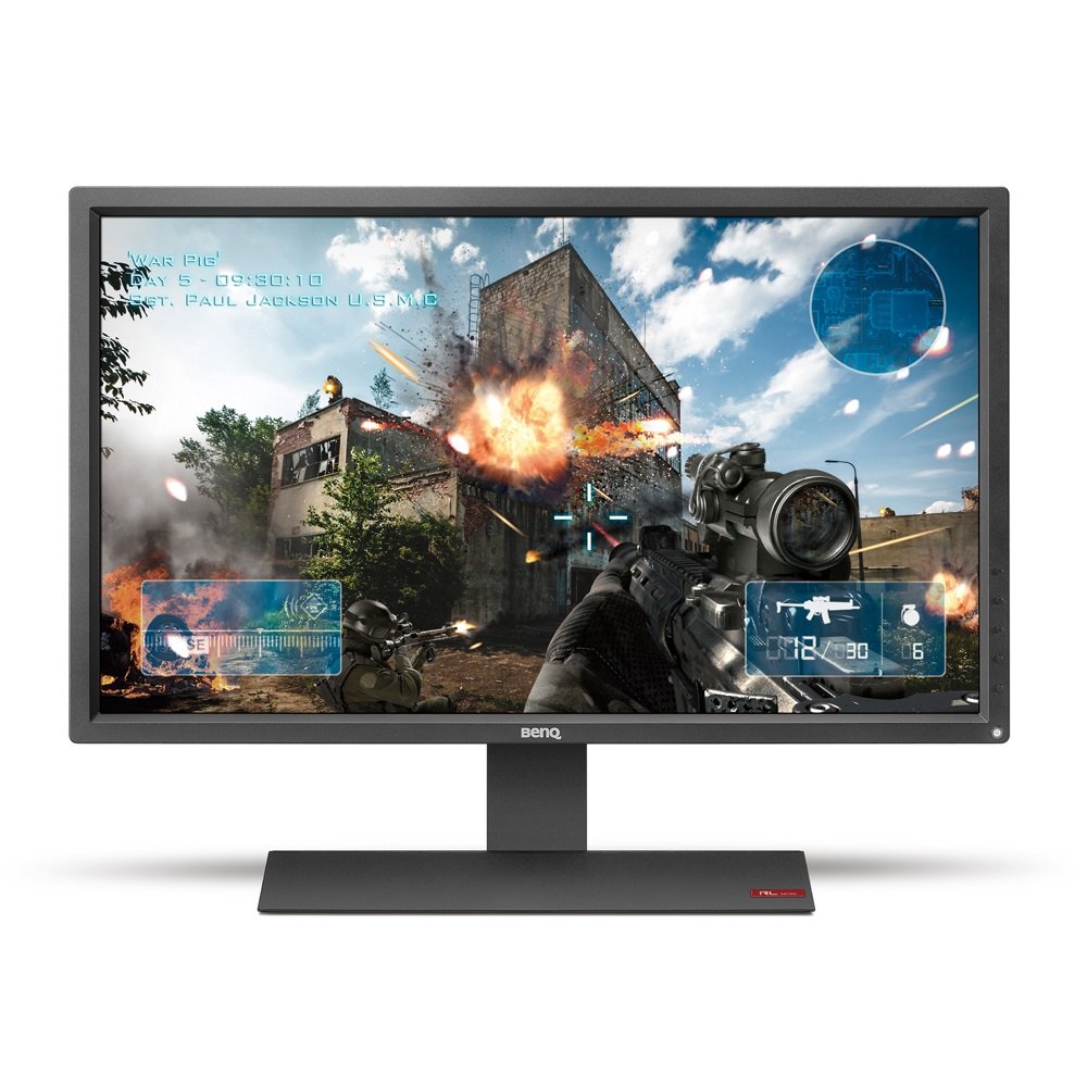 【中古】【人並み外れたに好いたらしい】BenQ ゲーミングモニター 見せびらかす ZOWIE コンソール競り合い用 RL2755 27in/盛りだくさん固定ディスク/HDMIVGADVI端子/1ms