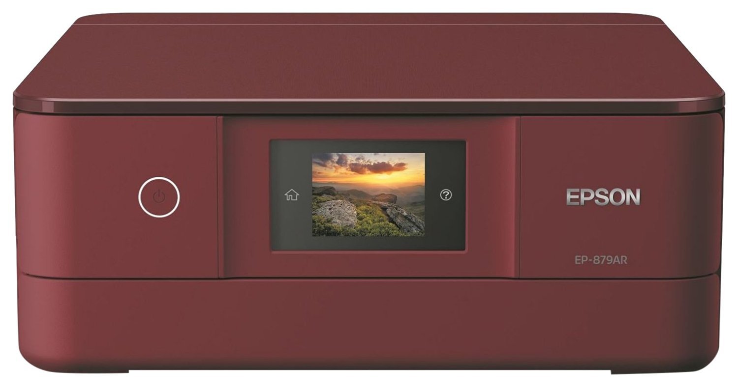 【中古】【非常に良い】旧モデル エプソン プリンター インクジェット複合機 カラリオ EP-879AR レッド 6色