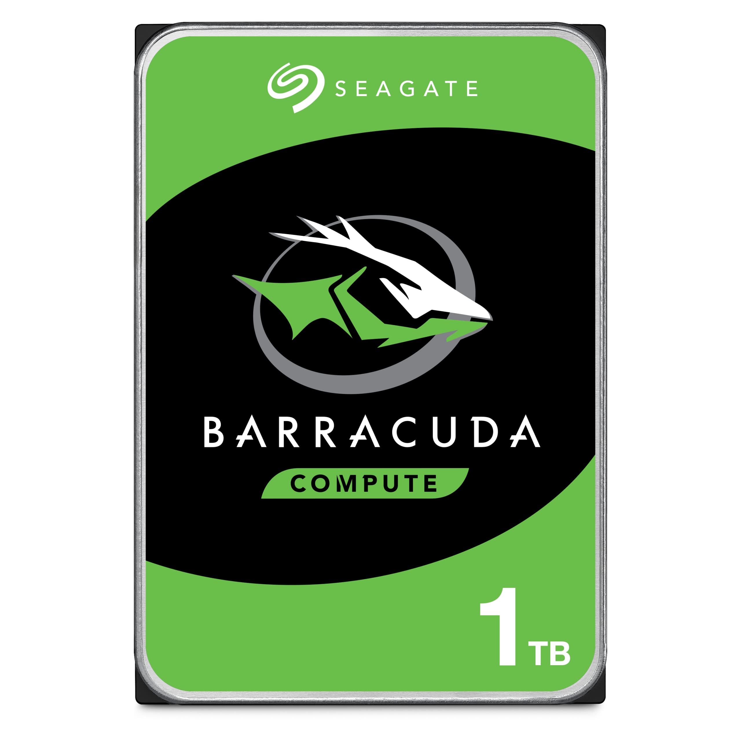 【中古】【非常に良い】Seagate BarraCuda 3.5 1TB 内蔵ハードディスク HDD 2年保証 6Gb/s 64MB 7200rpm ST1000DM010｜スカイマーケットプラス