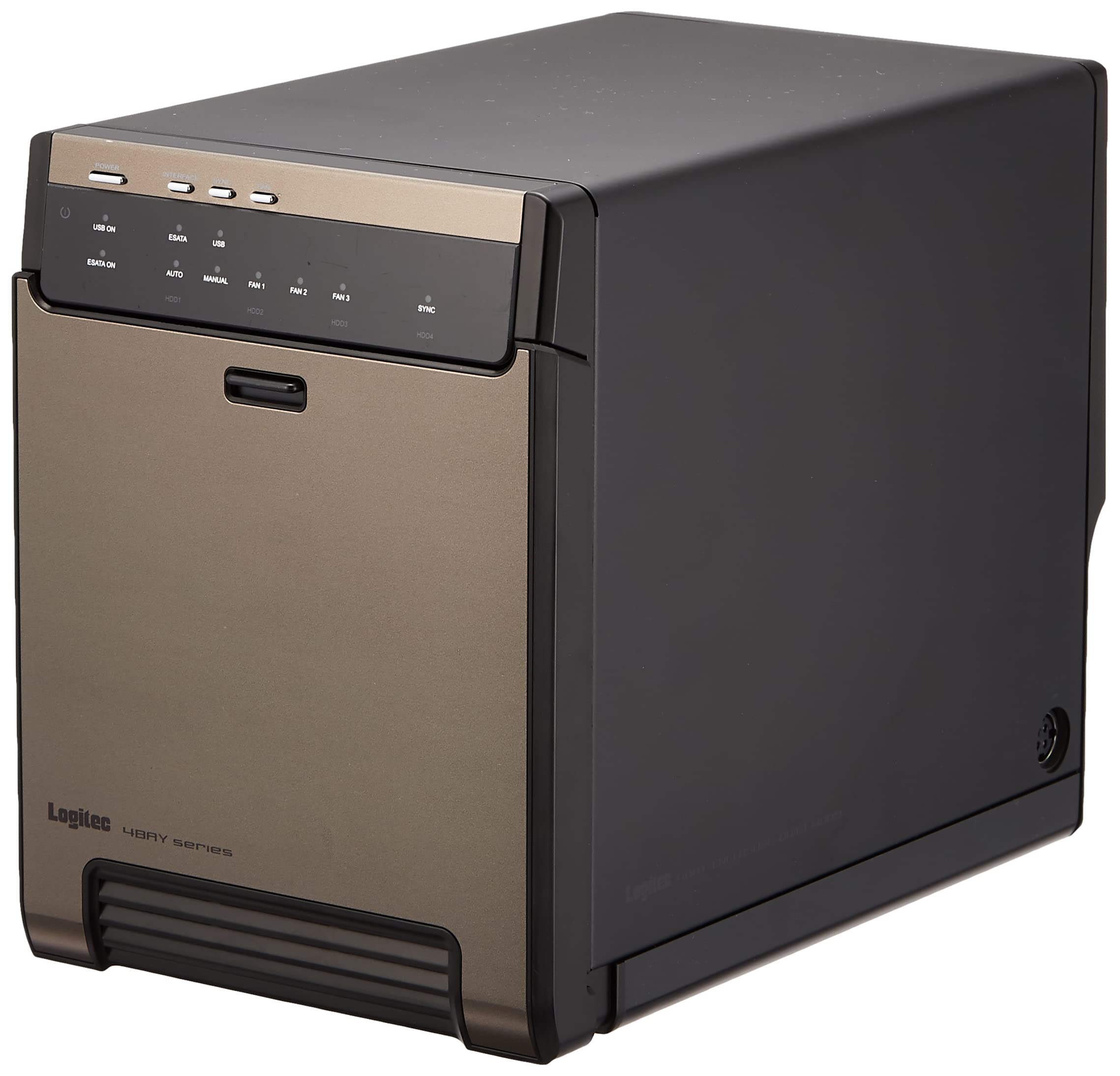 【中古】【非常に良い】ロジテック HDDケース USB3.0 eSATA接続 4ベイ 最大56TB対応 LGB-4BNHEU3