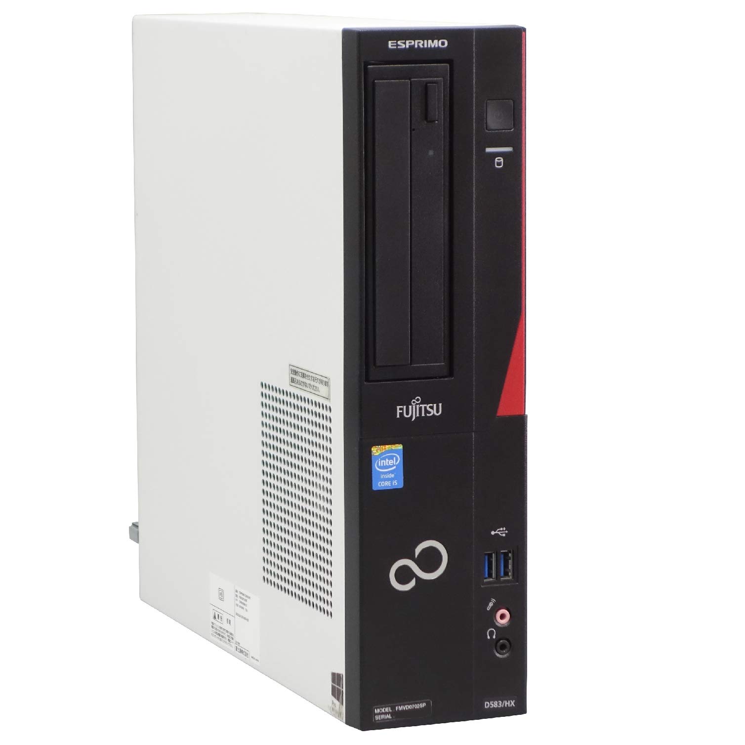 【中古】【非常に良い】中古パソコン Windows10 デスクトップ 一年保証 富士通 Esprimo D583/HX(またはH) Core i5 4570 3.2(～最大3.6)GHz MEM:8GB HDD:500G