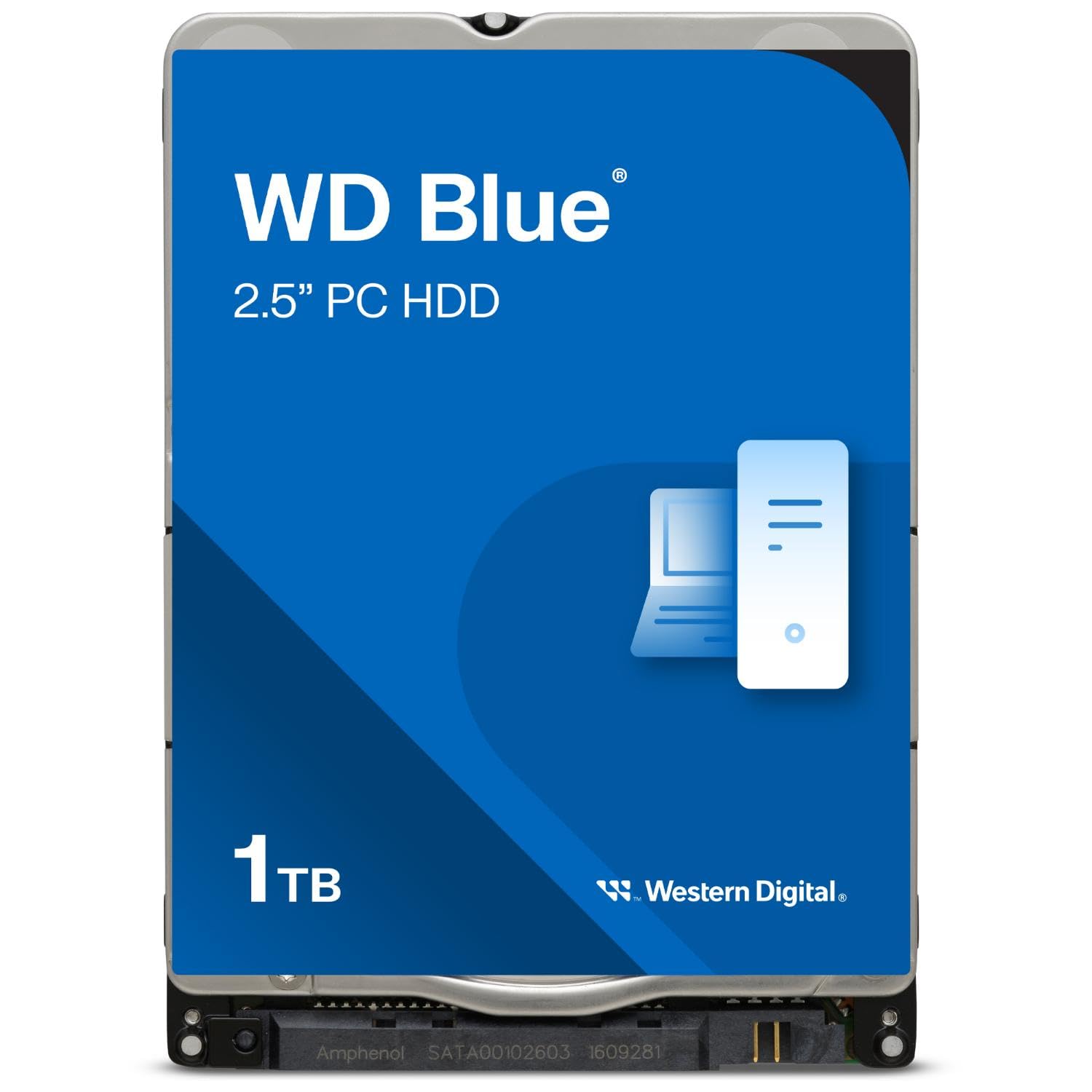【中古】【非常に良い】Western Digital HDD 1TB WD Blue PC 2.5インチ 内蔵HDD WD10SPZX|スカイマーケットプラス