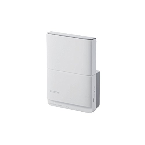 【中古】【非常に良い】エレコム WiFi 無線LAN 中継器 11ac/n/a/g/b 433+300Mbps コンセント直挿し WTC-733HWH2