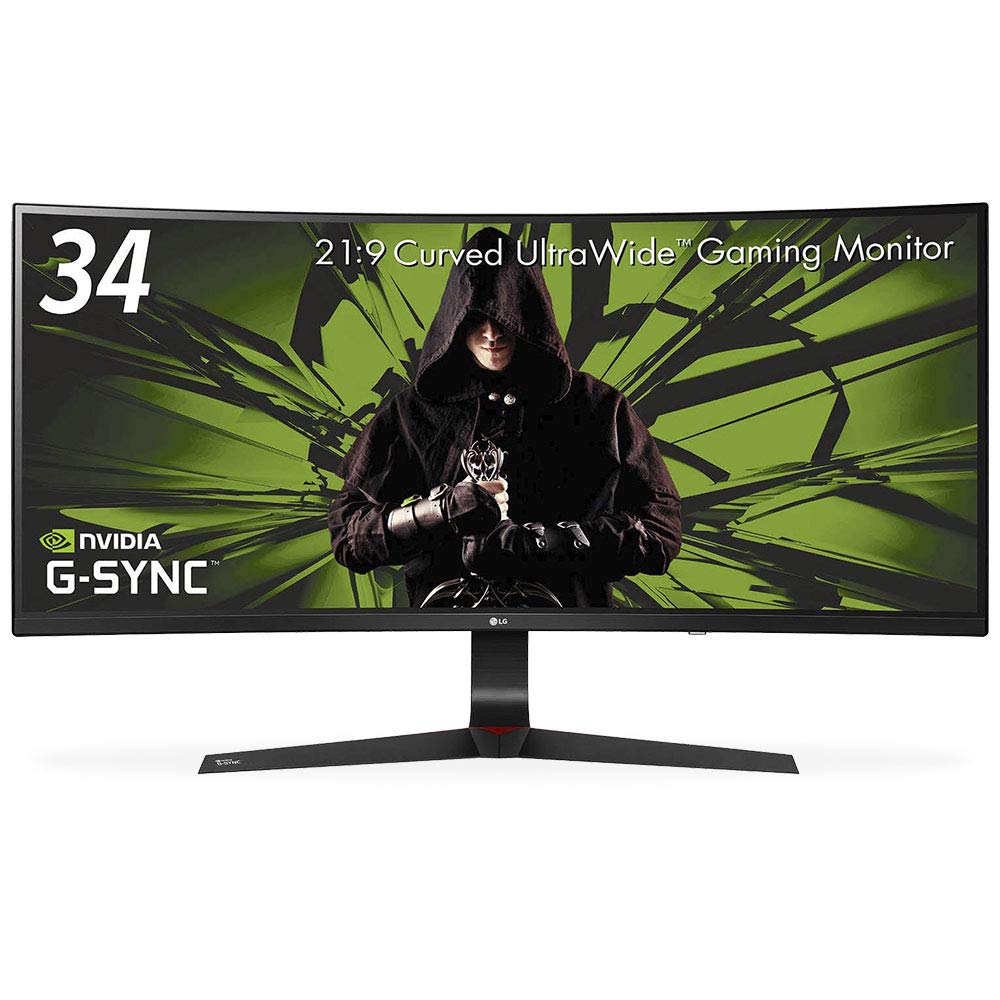 【中古】【非常に良い】LG ゲーミング ディスプレイ モニター 34UC89G-B 34インチ/21:9 曲面Ultra Wide/IPS 非光沢/144Hz/G-Sync対応/DisplayPortHDMIUSB