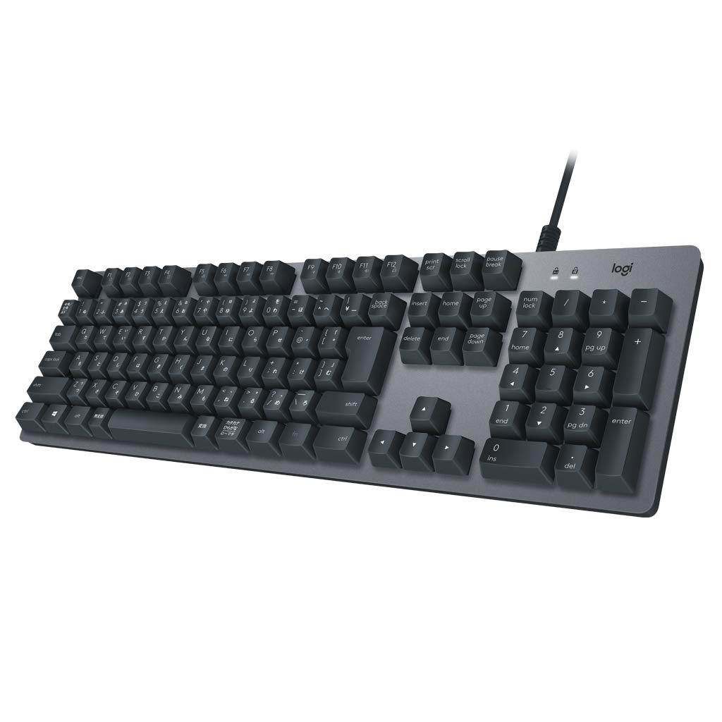 【中古】【非常に良い】ロジクール K840 メカニカルキーボード 108フルキー ROMER-G 26キー ロールオーバー　アルミニウム キーボード USB 有線　 2年間無償保証｜スカイマーケットプラス