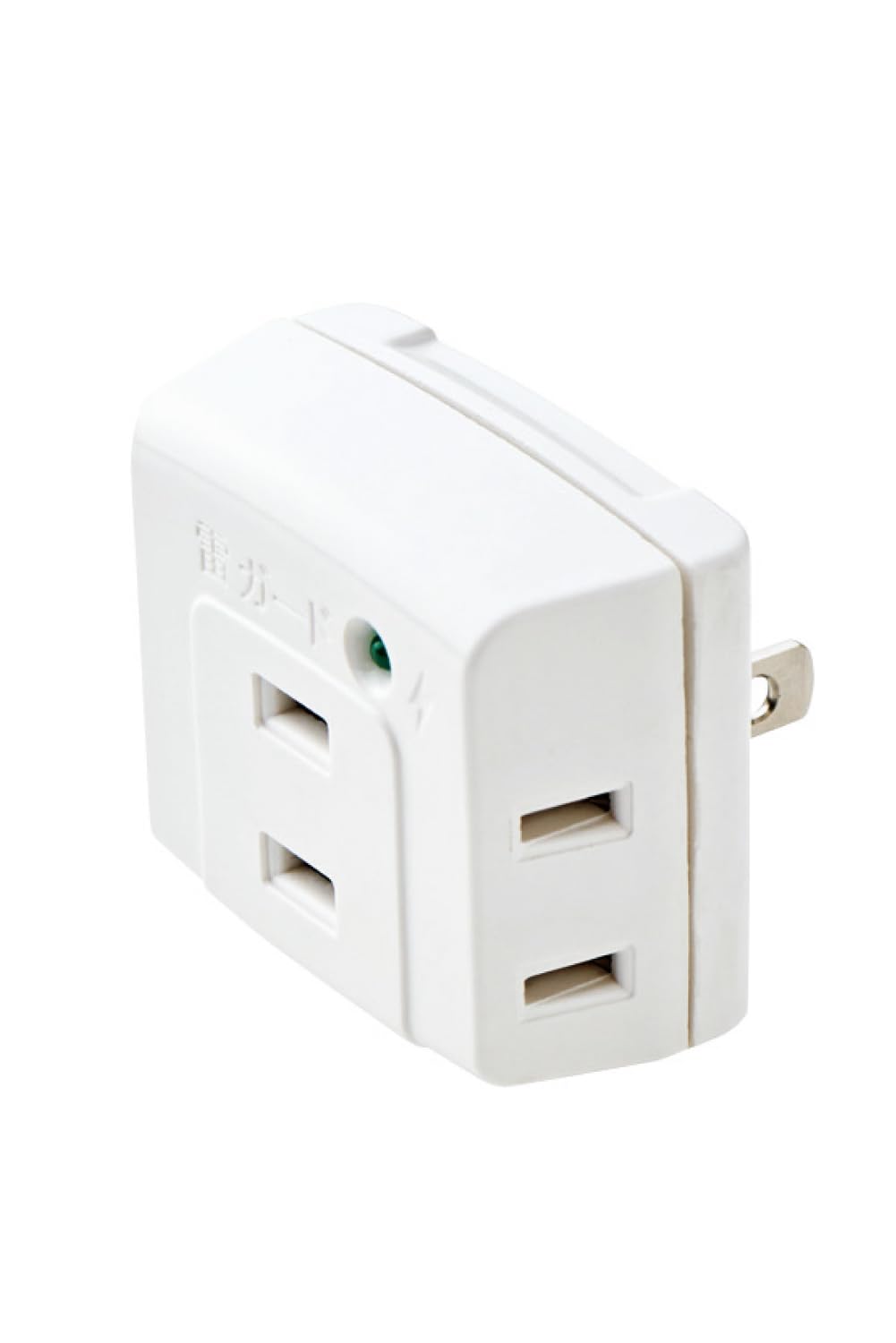 【中古】【非常に良い】エレコム 電源タップ コンセント 3口 雷ガード 耐熱性素材採用 絶縁キャップ PSE技術基準適合 ホワイト T-KTR01WH