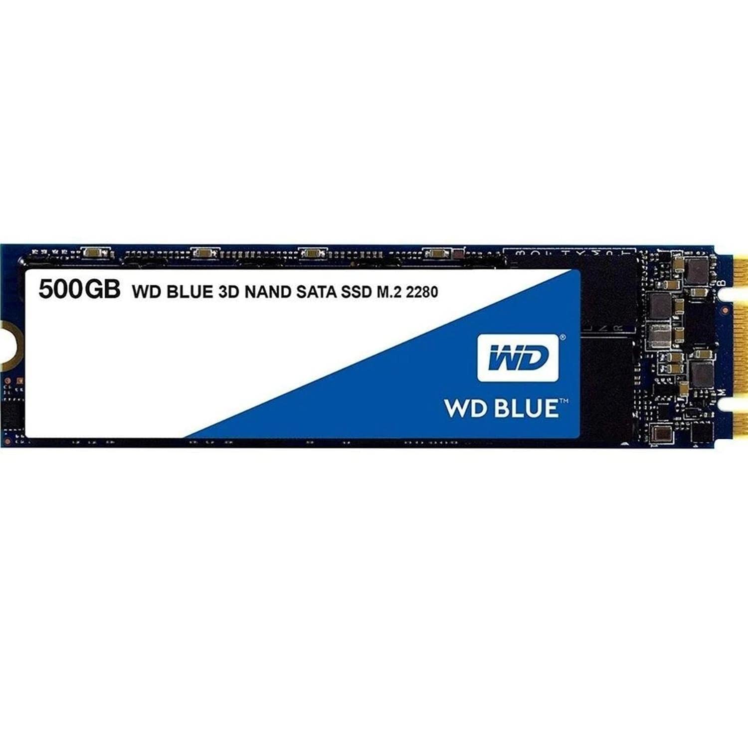 【中古】【非常に良い】WD 内蔵SSD M.2-2280 / 500GB / WD Blue 3D / SATA3.0 / 5年保証 / WDS500G2B0B|スカイマーケットプラス