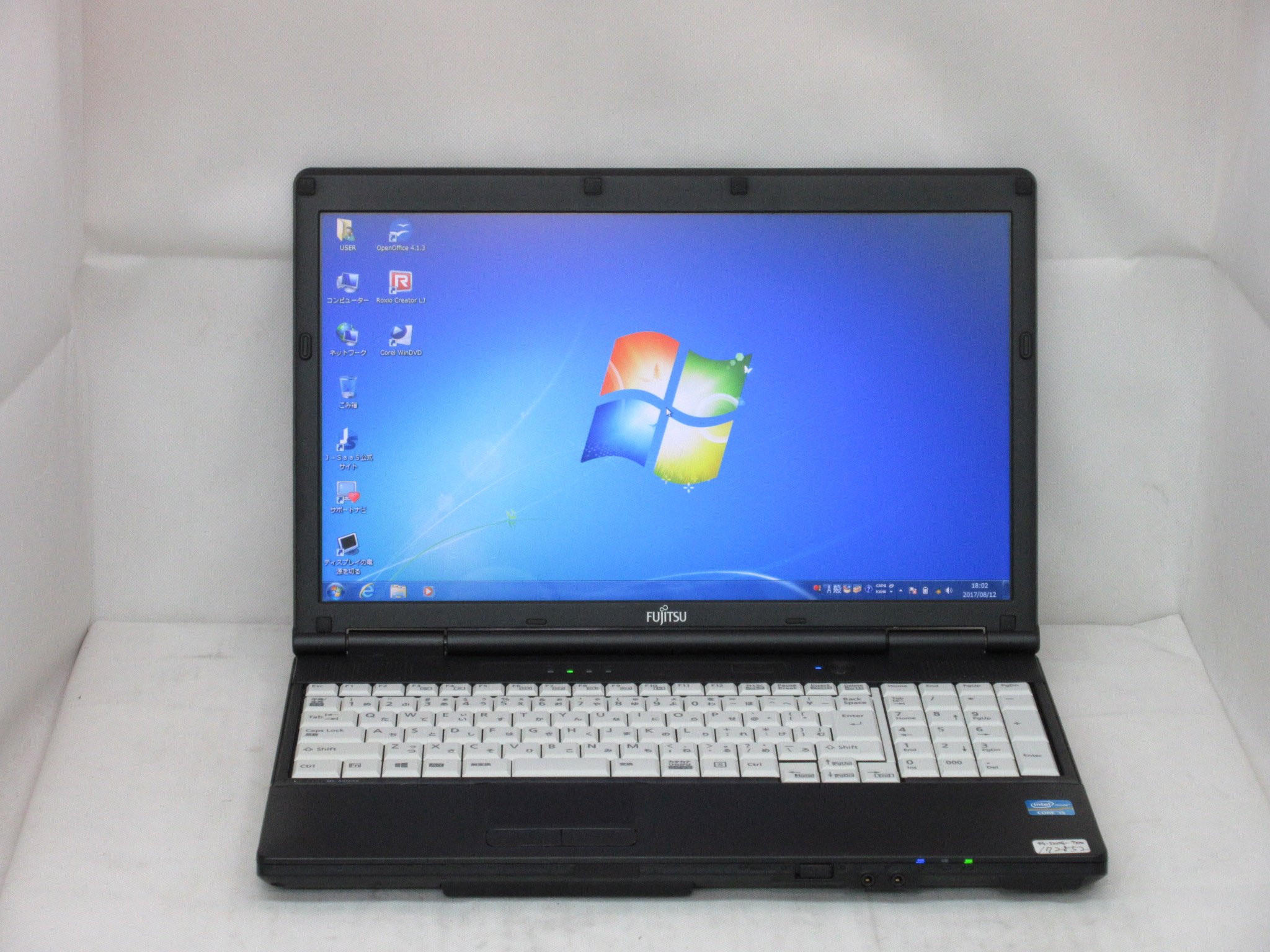 【中古】【非常に良い】【中古】 富士通 LIFEBOOK A572/FX ノートパソコン Core i5 3320M 2.6GHz メモリ4GB 320GBHDD DVDスーパーマルチ Windows7 Professi｜スカイマーケットプラス