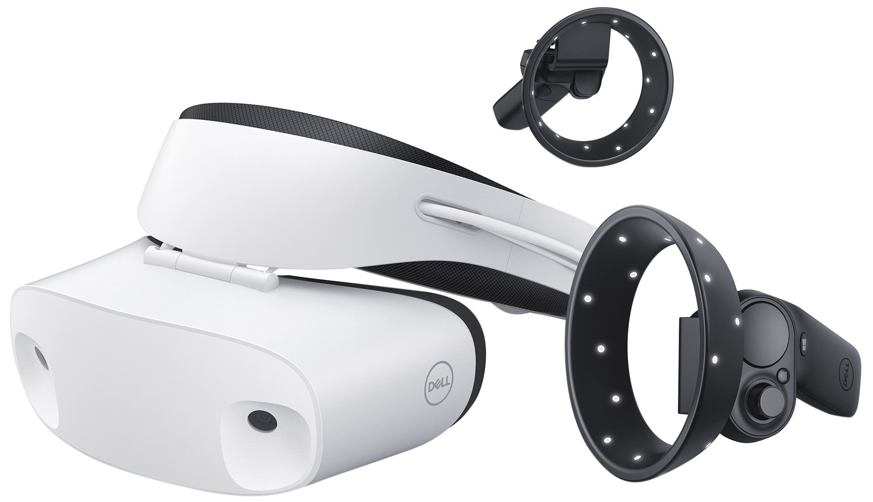 【中古】【人並み外れたに好いたらしい】Dell ヘッドマウントディスプレイ Dell Visor with Controllers VRP100/Windows MR/VR/AR