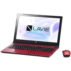 【中古】【非常に良い】PC-NS700JAR(ルミナスレッド) LAVIE Note Standard 15.6型液晶|スカイマーケットプラス