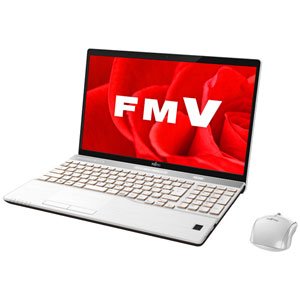 【中古】【非常に良い】FMVA77B3W(プレミアムホワイト) LIFEBOOK AHシリ-ズ 15.6型液晶|スカイマーケットプラス