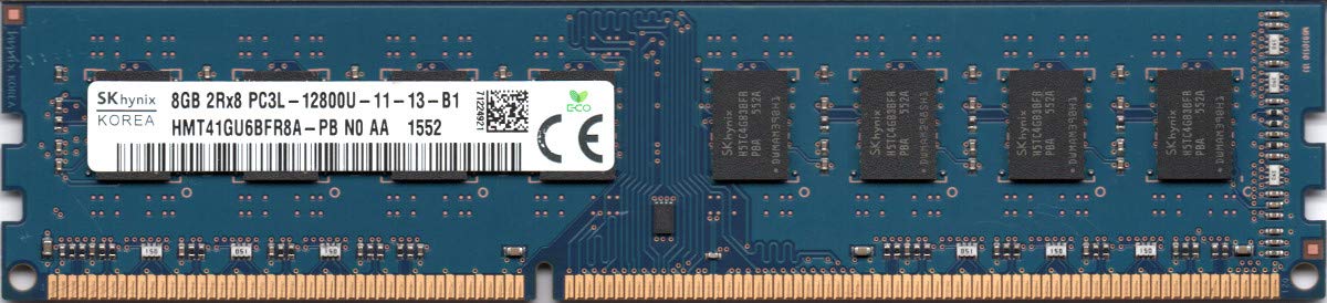 【中古】【非常に良い】Hynix HMT41GU6BFR8A-PB memory module 8 GB DDR3L 1600 MHz