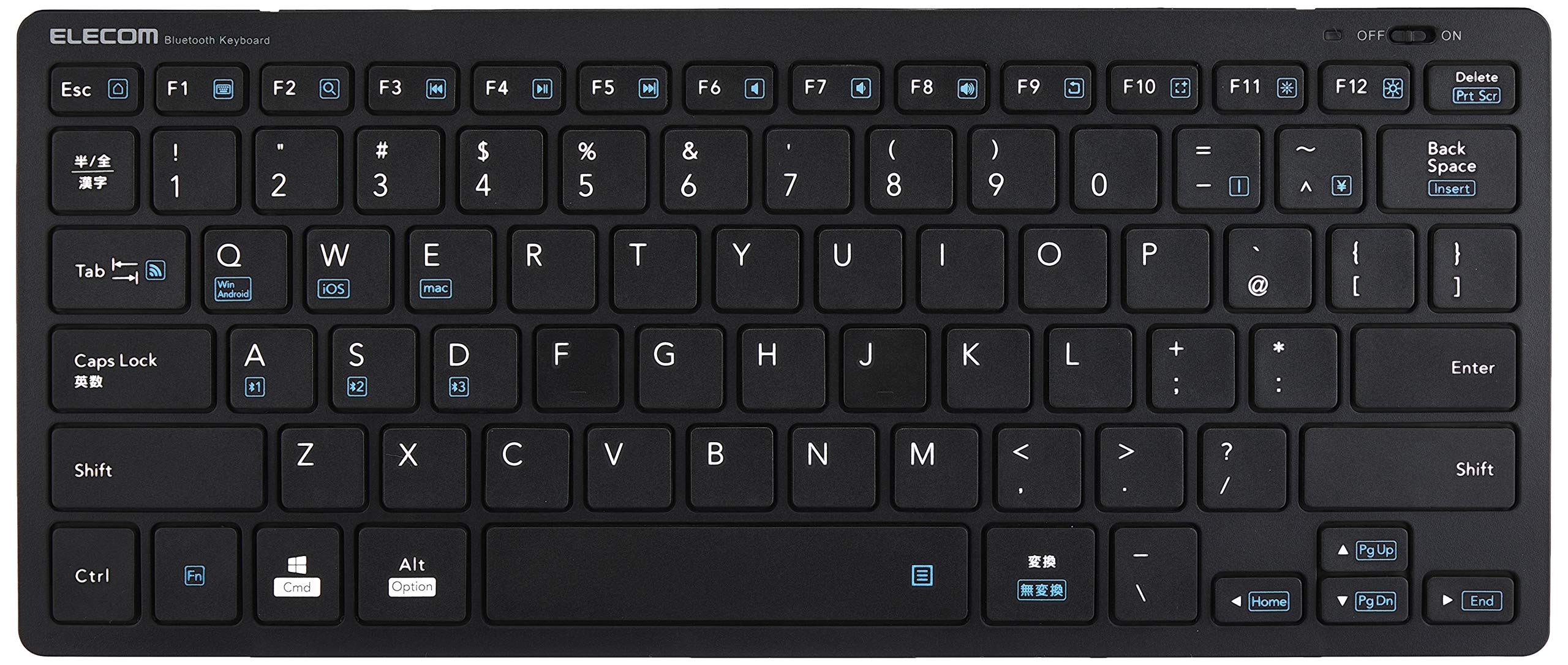 【中古】【非常に良い】エレコム Bluetooth キーボード パンタグラフ式 軽量 マルチOS対応 iPad Surface Chromebook ブラック TK-FBP102BK