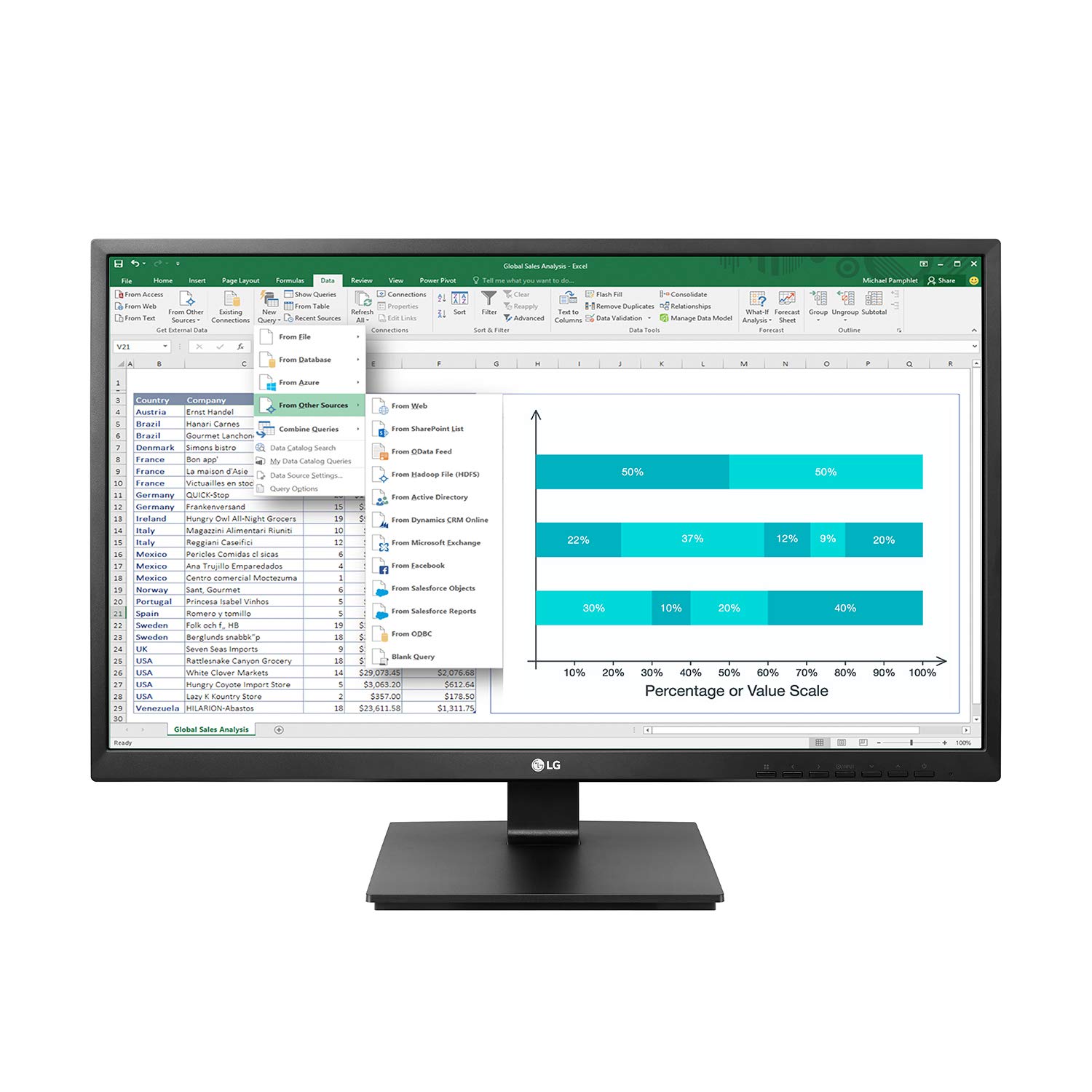 【中古】【人並み外れたに好いたらしい】LG 管する 見せびらかす 24BK550Y-B 23.8in/盛りだくさん固定ディスク/IPS 非光輝/HDMIDPDVID-Sub/中軸高さ調節するスイベル/金棒引き内蔵/フリッカーセーフ、青味ともし火低